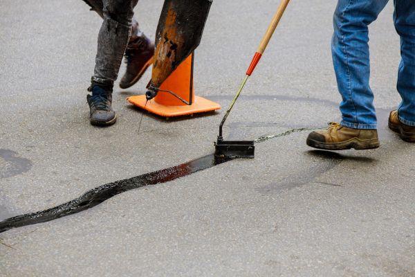 Parking Lot Crack Sealing in Greensburg